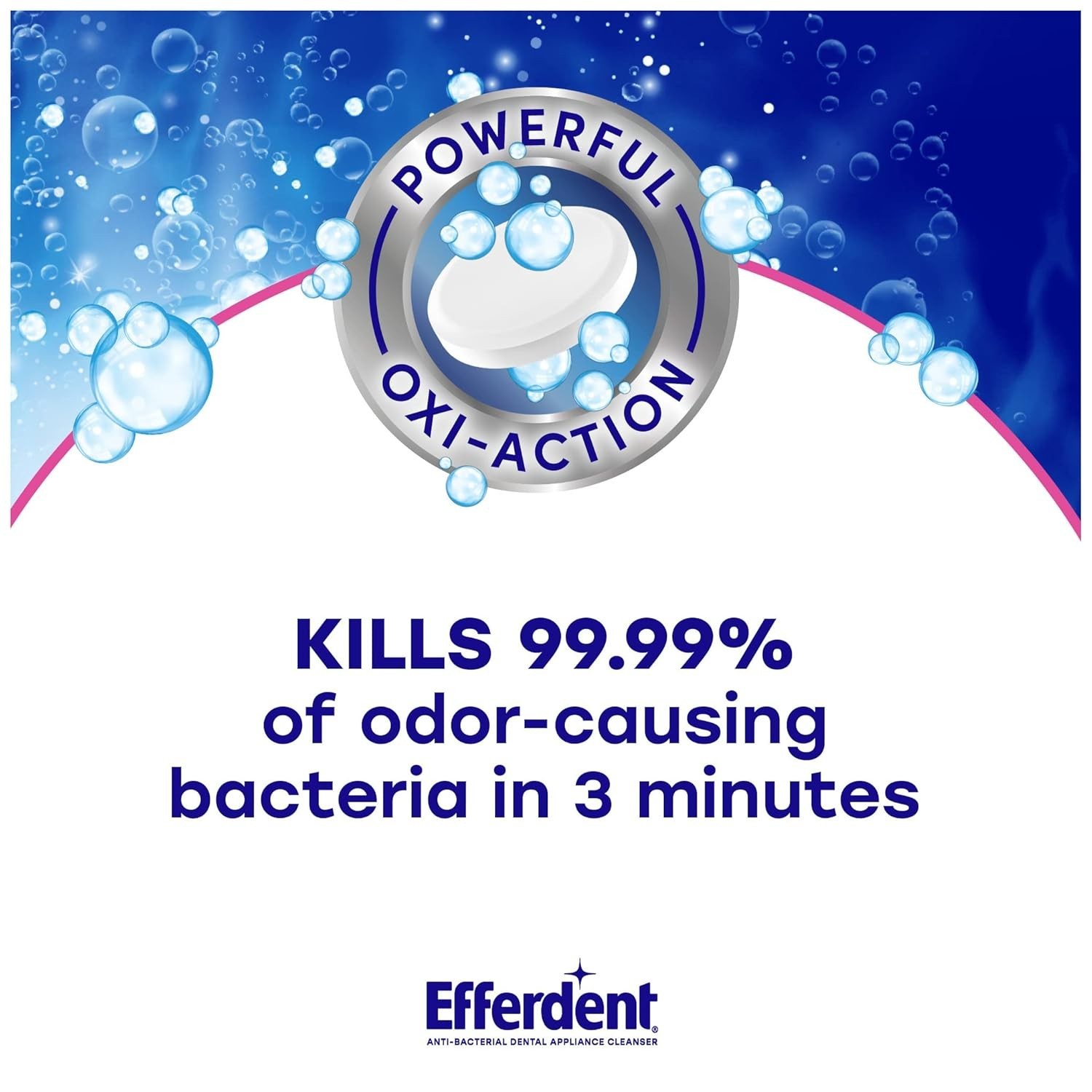 Efferdent Retainer Cleaning Tablets, Denture Cleaning Tablets - 126 Tablets