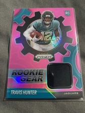 2025 Panini Prizm Travis Hunter Rookie Gear Pink Prizm Football Card