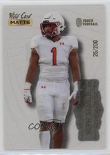 2022 Wild Card MATTE Touch Football White Lines /200 Quay Walker Rookie RC 1gx0. rookie card picture