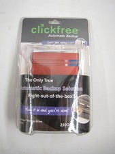 Clickfree HD225 250GB Portable External HDD USB 2.0 Red Automatic Backup Drive