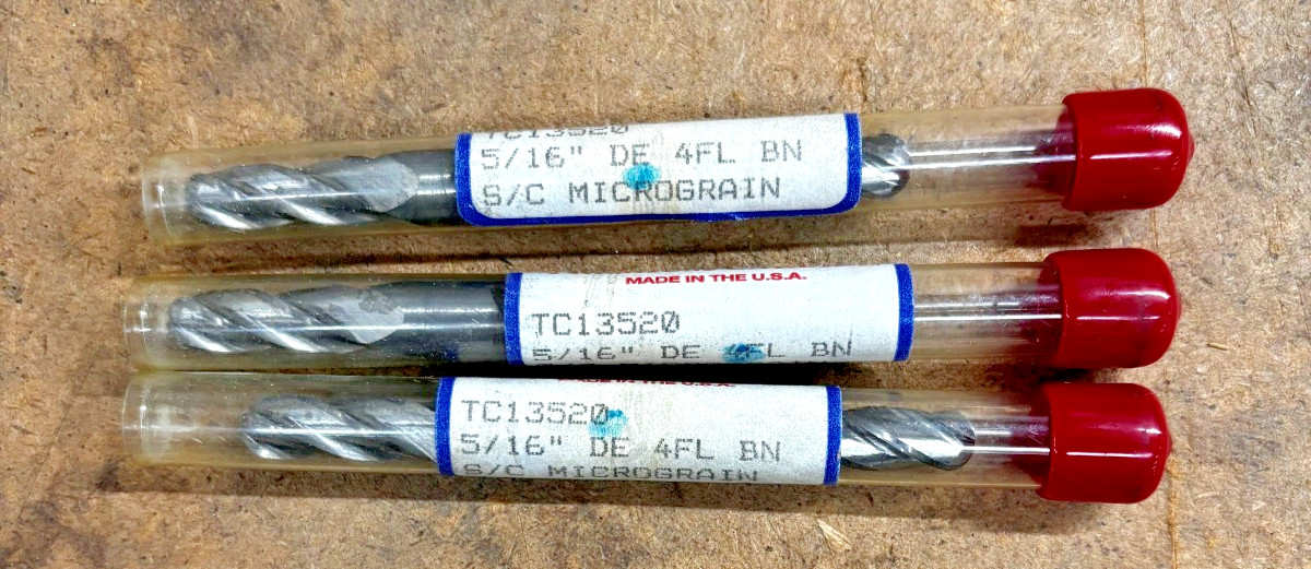 TITAN TC13520 135 5/16" DE 4FL BN END MILL 3PCS