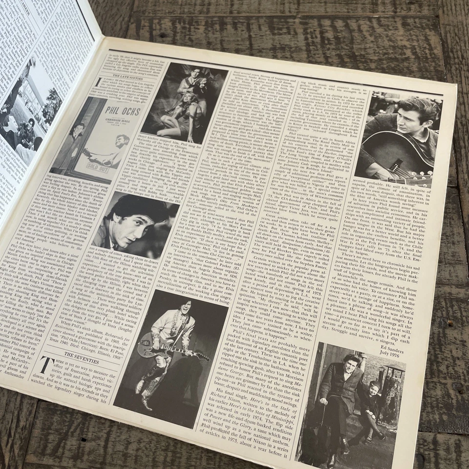 Phil Ochs – Chords Of Fame - 1976 Double LP Record - Vinyl See photos  Foto 4 de 4