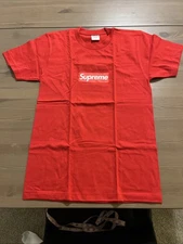 Supreme 20th Anniversary Tee shirt Bogo Box Logo Red Small NEW