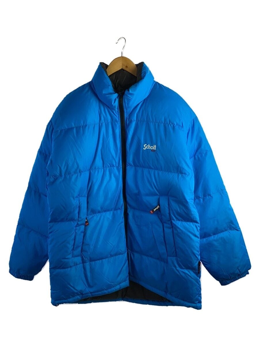 Schott Down Jacket blue XL Used | eBay