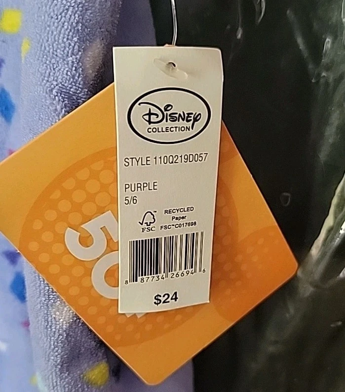 Nuevo con etiquetas Disney Frozen Natación Cubre Upf 50 Talla 5/6 Niñas Púrpura Foto 3 de 4