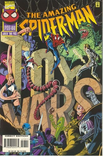 Amazing Spider-Man, The #413A FN; Marvel | With Kool-Aid Pack - w/Bag+Board