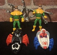 4 Vintage 1995 McDonald's Marvel Spider-Man 2 Dr. Octopus, Venom, Web Runner