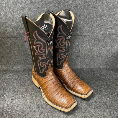 #ad HORSE POWER 13quot; Roper Western Boot Men#x27;s Size 9 D Black Texas HP8082 $359.96