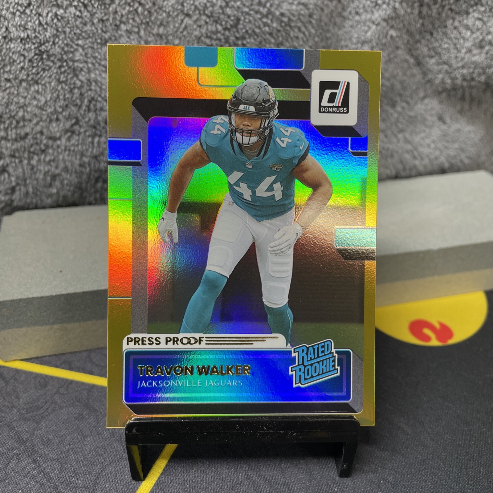 2022 Donruss TRAVON WALKER #325 Premium Gold Press Proof Rated ROOKIE RC JAGUARS