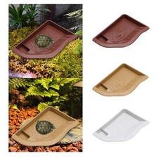 Tortoise Water Bowl Turtle Bathing Pool Landscape Aquarium Habitat Accessories