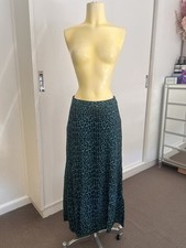 Zimmermann Skirt 0 Animal Print High Waist A Line Midi