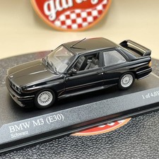 MINICHAMPS 1/43 BMW M3 E30 Black 1987 430020300 Minichamps Black Model From