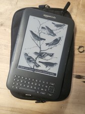 Amazon Kindle Model D00901 Grey Untested Bundle With Belkin Case