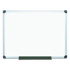 MasterVision Lacquered Steel Magnetic Dry Erase Board 48 x 36 White MA0507170