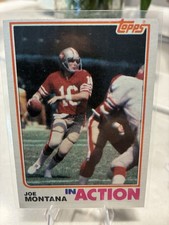 Joe Montana 49ers 1982 Topps NFL Football NM  #489 RC *VINTAGE MARIO &amp; SONS*