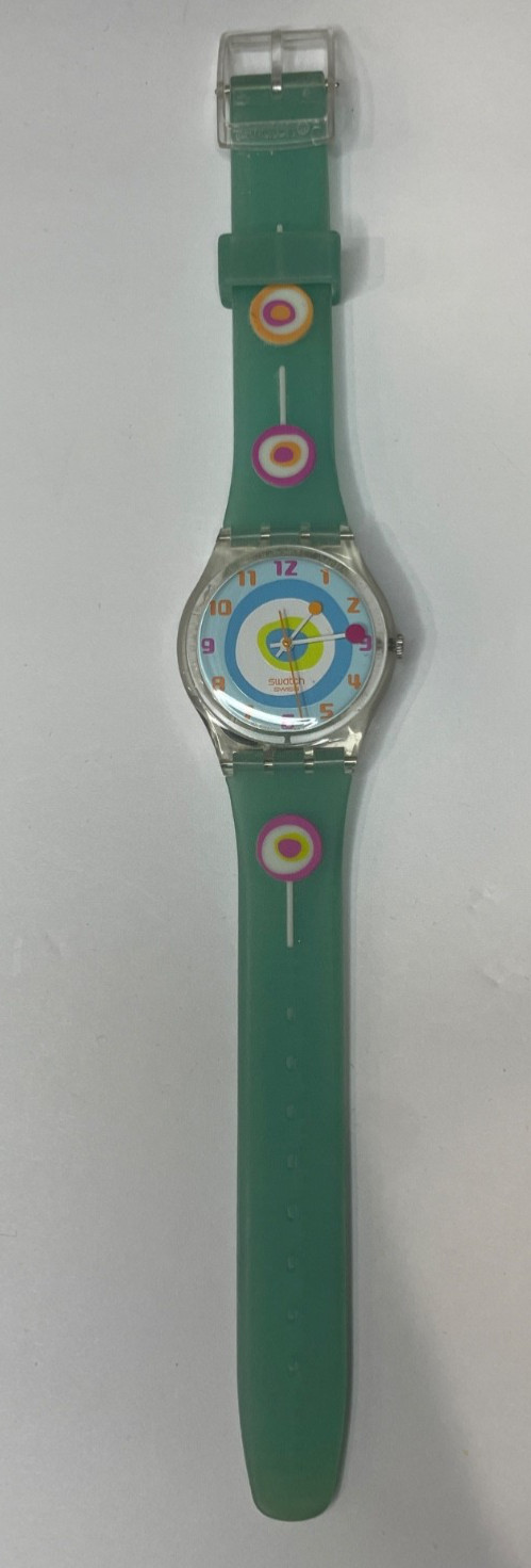 Gent Swiss (2004 Minty Rare Watch GE157 Funky Mouthful - Design) Swatch Vintage - vintagewatches.pk