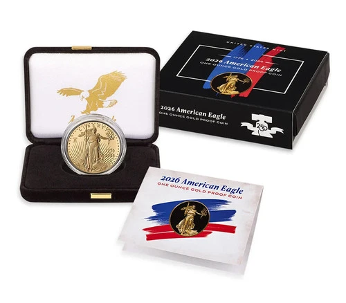 Presale 2026 W Gold American Eagle One Ounce Proof Coin W/OGP