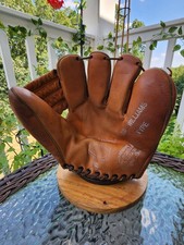  RESTORED VINTAGE 1950's UNKNOWN 112 Ted Williams RHT Pro MITT - Stand Included