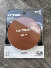 CoverGirl Clean Pressed Powder Normal Skin #135 Medium Light Brand New .39oz