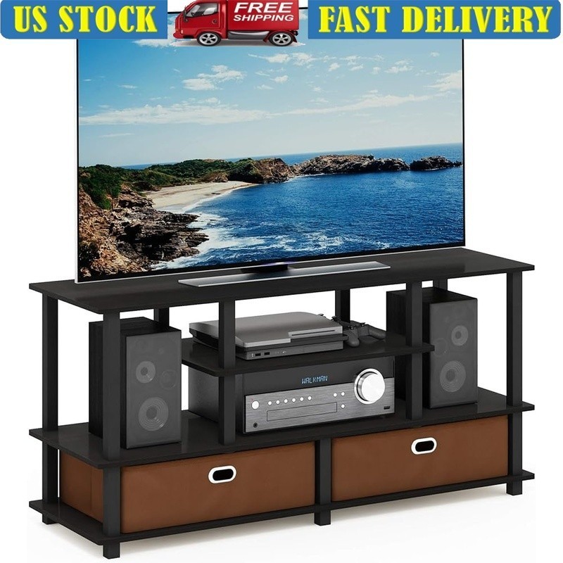 55 Inch Tvs Open Concept Storage Shelves Organizer New