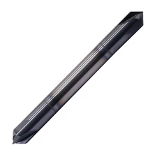 1/4" 90 Degree 4 Flute Solid Carbide Chamfer Mill - Double End - AlTiN Coated