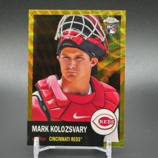 2022 Topps Chrome Mark Kolozsvary Gold Refractor /50 RC #55 Reds Phillies