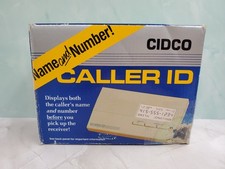 Vintage Cidco Caller ID W/ Mount Box Directions SL-60-17 Landline Telephones