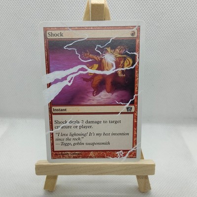 Shock | achte Edition | handmade altered Artwork | Magic the Gathering