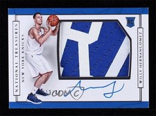 2016 National Treasures Rookie Horizontal 13/49 Willy Hernangomez Patch Auto 0b9