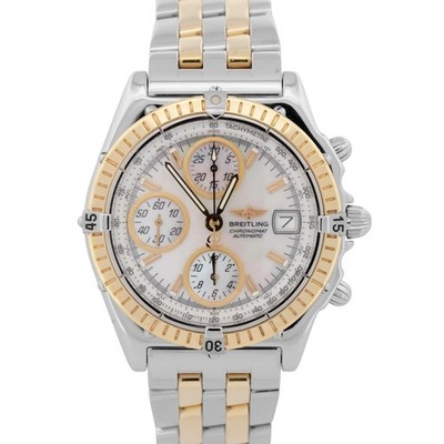 Breitling Chronomat 40mm Two-Tone Yellow Gold Stainless Steel Watch D13350