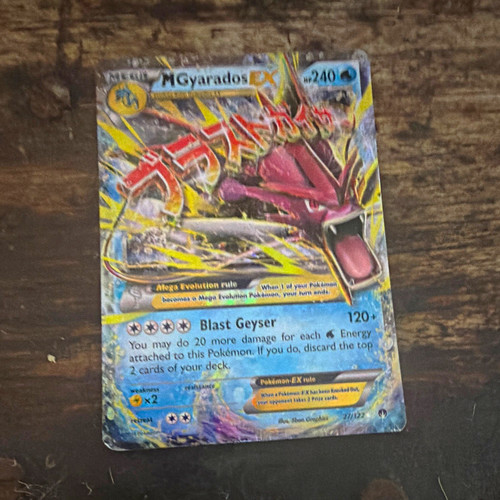Pokemon M Gyarados EX 27/122 Breakpoint Mega Ultra Rare Holo Eng