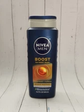 Nivea Men Boost 3 In 1 Body Wash, Citrus Scent, 16.9 fl oz
