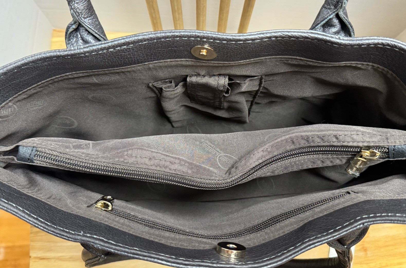 AMERI Leather Handbag Cordovan Leather Shoulder B… - image 5