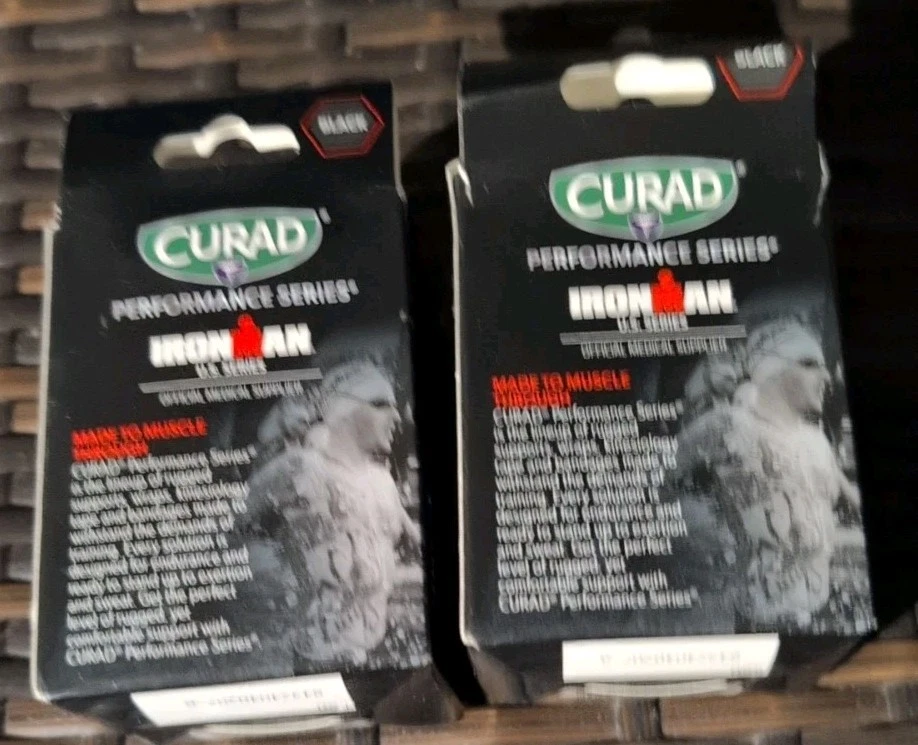 2x CURAD Performance Series Ironman Self-Adherent Wrap 1 Black Roll 3" x 5 Yards - Image 2 of 2