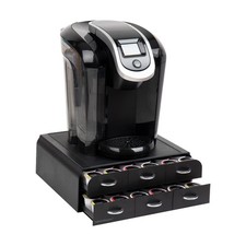 72 Capacity Coffee Pod Organizer Drawer Space Saving Coffee Station Storage