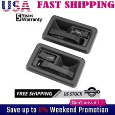Inside Interior Door Handles Left & Right for 1997-2004 Jeep Wrangler YJ TJ Set