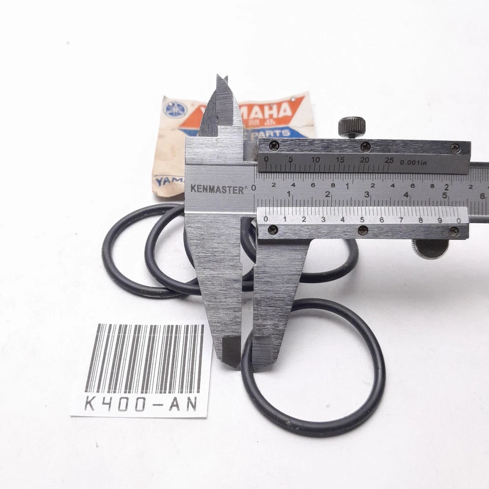 Junta tórica horquilla Yamaha HS1 L5T LTMX RS100 YG1 YL1 P/N 122-23147-00 1 pieza Foto 2 de 3