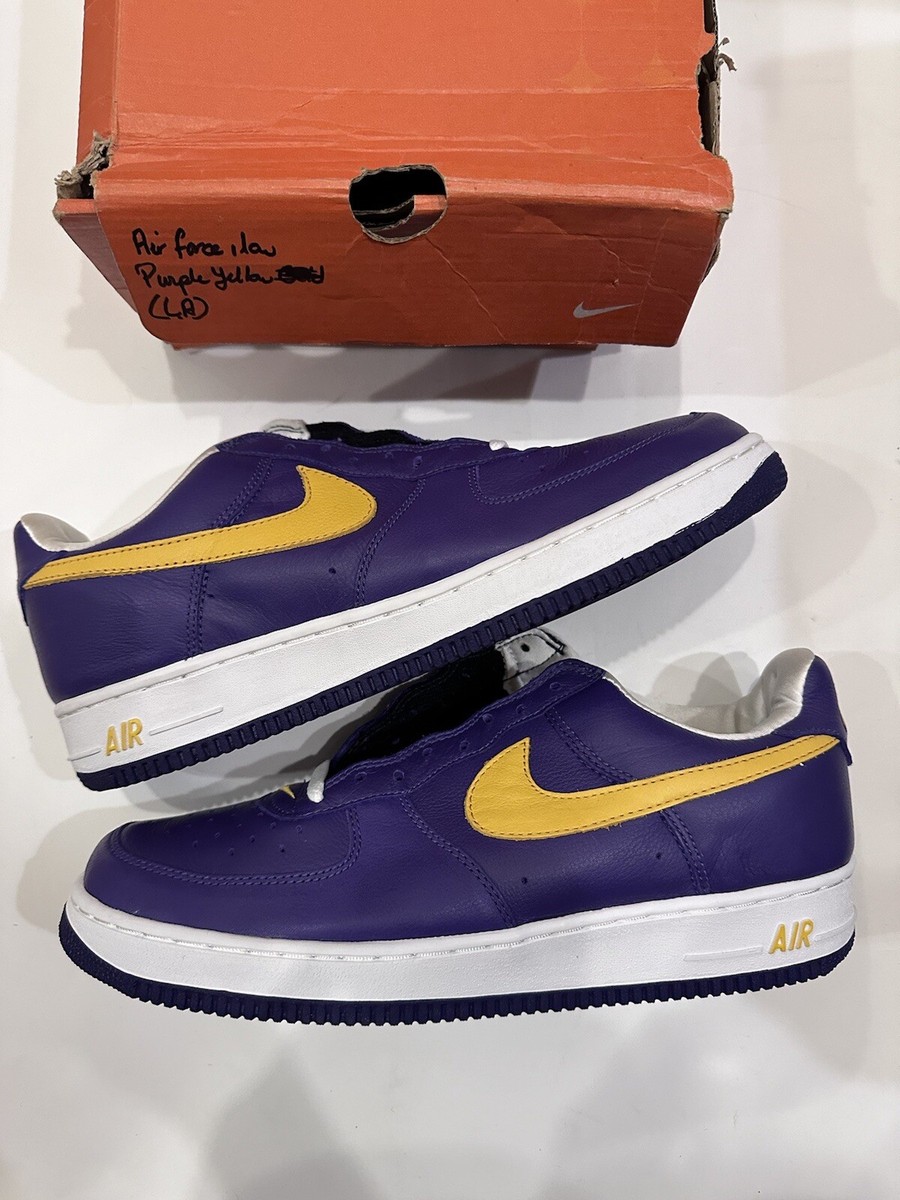 2001 Nike Air Force 1 Los Angeles LA 24 Kobe Size 13 630117-571 | eBay