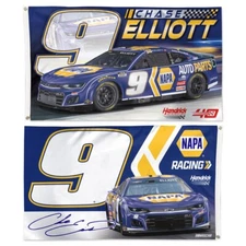 Chase Elliott 2024 Wincraft #9 NAPA Racing 3' x 5' 2-Sided Flag