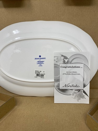 NORITAKE - SUSAN SARGENT - BLUE SUNRISE - PLATTER 14 1/2" 9469 - Picture 5 of 8