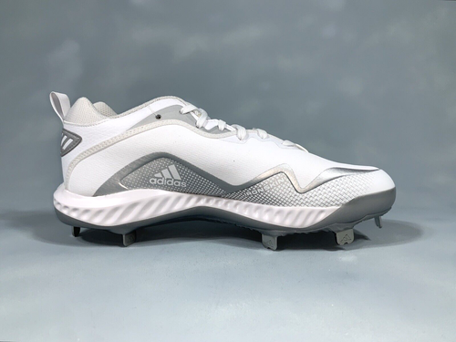 Adidas Icon 6 tacchetti da baseball rimbalzo nuvola bianco argento EG7602 uomo taglia 11 - Foto 2 di 9