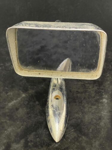 Original 1950's Part # 4086 Side Rear View Mirror Assembly Fits Ford & Others - Foto 4 di 12