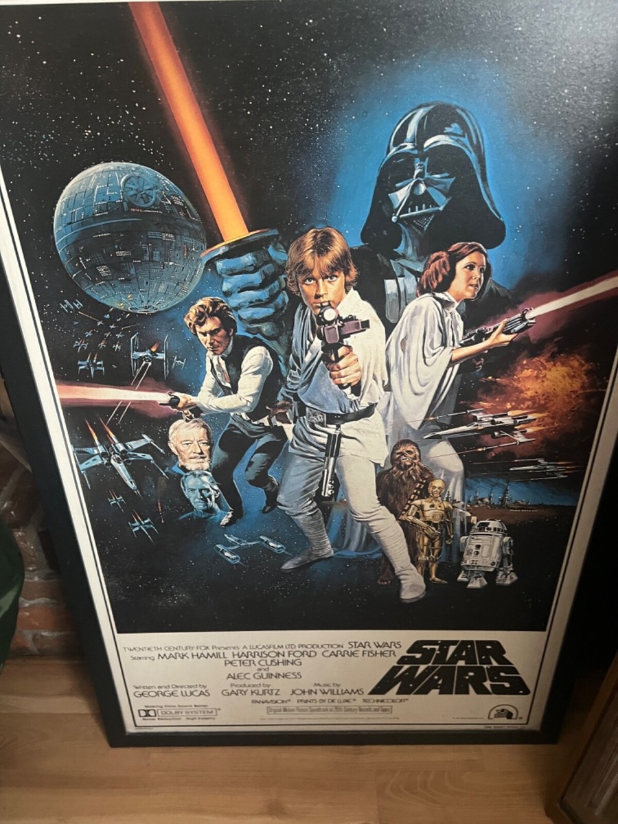 Vintage 1993 Star Wars Style C Zig Zag Movie Poster Germany
