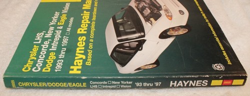 HAYNES CHRYSLER LHS, CONCORDE, NEW YORKER, DODGE INTREPID & EAGLE VISION MANUAL - Imagen 6 de 6
