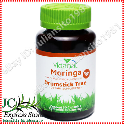 MORINGA DRUMSTICK TREE ANTIOXIDANT CARDIOVASCULAR HEALTH VIDANAT 30 CAPSULES