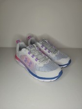Under Armour UA GGS Assert 9 Girl's Running Shoes Youth Size 6Y 2E Wide New Gray