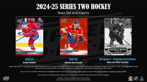 Boîte de loisirs hockey série 2 Upper Deck 2024-25 - Photo 3 sur 9
