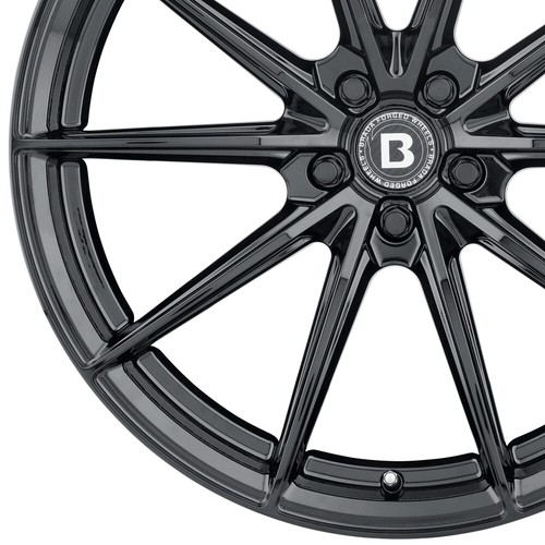 20" Brada CX1 20x9 Black Forged Concave Wheels Rims Fits Audi B9 A4 S4 - Picture 8 of 12