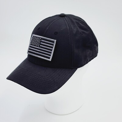 Rogue Fitness Snapback Hat Cap Black American Flag Patch