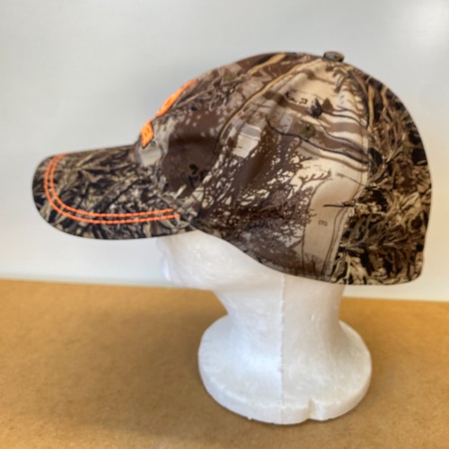 RealTree Camo Camouflage Signature Stretch L/XL Flex Fit Hat Hunting Orange - Picture 5 of 8